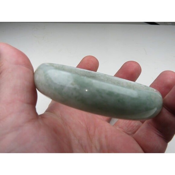 Natural Jade Bangle 63mm Hand Carved